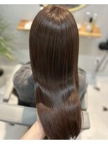 シェアサロン U 髪質改善トリートメントとまろやかブラウン