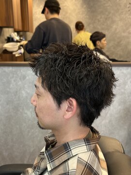 ザ クラン バイ ヘッドライト 仙台長町店(THE CLAN by HEADLIGHT) 【短髪パーマ】スパイキーショート×ソフトツイスト
