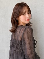 リア トーキョー(Lia TOKYO)&nbsp;【工藤武士】大人に似合う柔らかブラウンの外ハネミディアムヘア