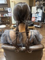 ヘアドゥポジャ 寺尾町店(Hair Do poja)&nbsp;タイトツインアレンジ