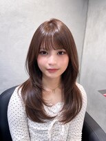ミミ 池袋 要町(mimi)&nbsp;【mimi】綺麗めベージュ×レイヤーカット