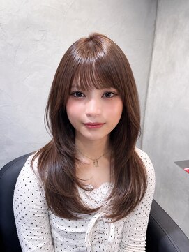 ミミ 池袋 要町(mimi) 【mimi】綺麗めベージュ×レイヤーカット