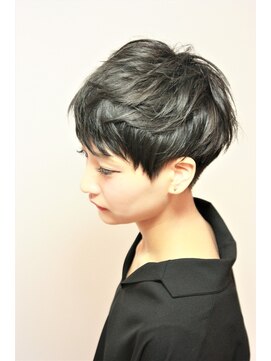 ヘア デザイン リスク(HAIR DESIGN RISK) 【RISK 高橋勇太】三鷹 カットが上手い 黒髪ベリーショート