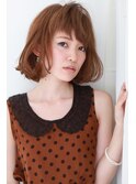 斜め前髪がカワイイ☆シフォンボブ