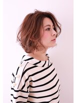 アフロートpd+ KOBE(AFLOATpd+)&nbsp;前髪なしのボリュームパーマで絶壁解消！ひし形シルエット山口☆