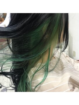 ビードロ 吉祥寺店(vi dro) アッシュグレイ×パステルグリーン