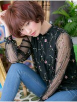 カバーヘア イヴ 戸頭店(COVER HAIR EVE)&nbsp;*+EVE戸頭+*…女度UP！大人かわいいグラマラスショートｃ