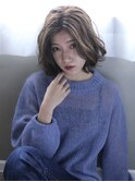 ゆるふわボブ×デジタルコスメパ-マ グレージュ#くすみベージュ
