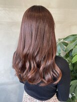ヘアーサロンウル(hair salon ulu)&nbsp;イルミナディープルビーの暖色系カラー