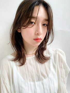 ミンクス 青山店(MINX) ショコラベージュ ワンカール 20代30代 ニュアンス前髪