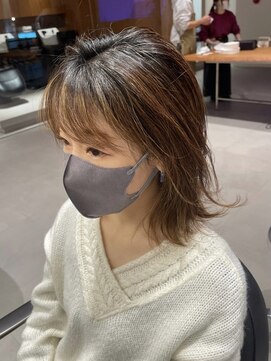 GBG 自由が丘 くびれショートボブ40代50代グレイカラー白髪染め白髪ぼかし