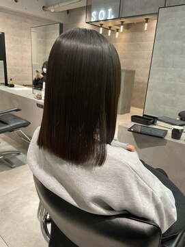 シーク センター南店(seek) シルク縮毛矯正×ロブ