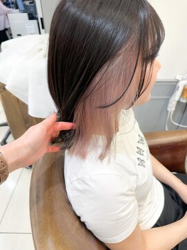 ネオリーブアイム 横浜西口店(Neolive aim) ホワイトカラー 見せるインナーカラー【横浜】k