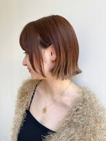 トルネード(TORNADO) 大人ショートボブ前髪あり切りっぱなしボブ外ハネ丸顔面長K0728
