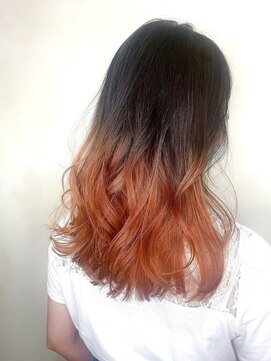 マリン(Marine) 20代30代グラデーションカラーオレンジブラック