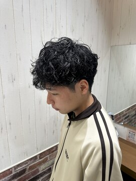 ソワン ドゥ ブレス 立花店(soin de brace) メンズ波巻きパーマ/メンズパーマ/尼崎パーマ