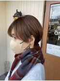【amule hair】襟足すっきりマッシュショートボブ