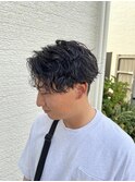 センターパーマ×MIXパーマ