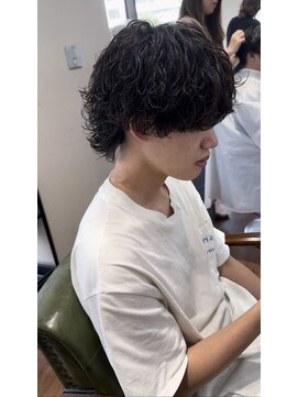 ヘア ライフ ワイレア(HAIR LIFE Wailea) 波巻きパーマ×前上がりウルフ