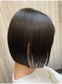 髪質改善　切りっぱなし　艶ボブ@田代11/15