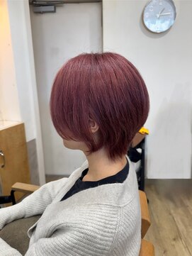 ヘア セフィール 八千代中央店(hair C'feel) 『Cfeel/藤田』 ショートボブinピンク