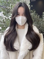 ユニ 表参道(uni) #25/黒髪/ボブルフ/ネビージュ/小顔/ワンレン/髪質改善/表参道