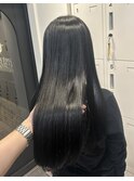 艶黒髪ロング/髪質改善トリートメント