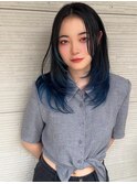 レイヤーカット×デザインカラー♪