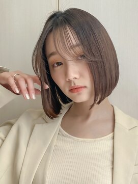 ロンドシエル 横浜(Lond ciel) ミニウルフレイヤーカット顔周り前髪韓国ショートボブ/横浜
