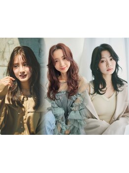 お顔の印象を引き立てる前髪・顔周りレイヤー！ワンカールでも耳にかけただけでも自然な抜け感を［表参道］