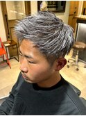 【EIGHTMEN池袋店】ショート×ホワイトシルバー