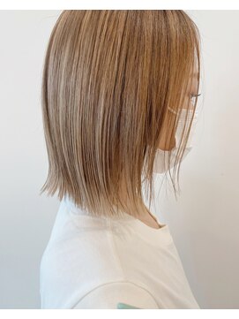 カノエ 岡山店(canoe) 髪質改善トリートメント+ブリーチなしWカラーオンカラー