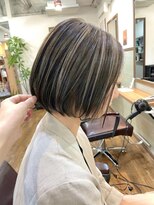 リタヘア(Re:ta Hair)&nbsp;ボブのオリーブハイライト【飯田淳平】Re:ta Hair