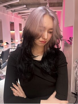 ダズリングディア(Dazzling Deer) ピンク／ルーツカラー／デザインカラー／ハイトーン／ロング