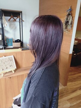 ジグヘアー(jig hair) ロング×ボルドカラー