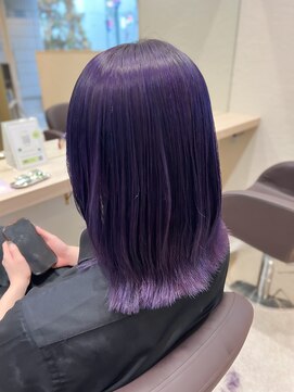 シュク 高円寺(SYUK) パープル/バイオレット/顔周りレイヤー/中性【SYUK高円寺】kanna