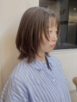 ロンドアジュール 横浜(Lond azur) ショート/オリーブベージュ/ボブ/30代40代50代/横浜