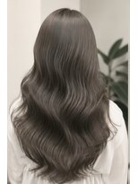 ルノヘアー(Lunohair)&nbsp;韓国風レイヤー×オリーブカラー×秋カラー×ブリーチなしカラー