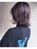 【Marlお客様スタイル】ハイライト入りバイオレットアッシュ