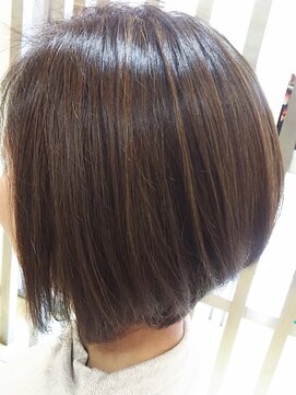 エイチエアー アルファ H'air alfa つつじヶ丘北口店 ◆骨格修正 グラデーションボブ前下がりverその5◆