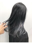 【ALIVE吉祥寺】ダークブルージュエアータッチバレイヤージュ