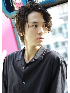 エヌドットバーバー ヒロオ(N.BARBER HIROO) ミディアム　スパイラルパーマ【広尾】<理容室>