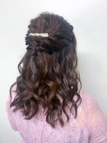 オアシス ガーデン 大和店(Oasis GaRDEN)&nbsp;編み込みハーフアップ