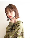 【LOBBY】桜井 切りっぱなし外ハネボブスタイル