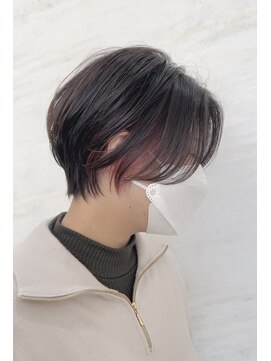 美容室ジャスミン 【ヒロシ】ハンサムショート　インナーカラー