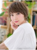 インナーカラー前下がり小顔マッシュショートc5大宮20代30代40代