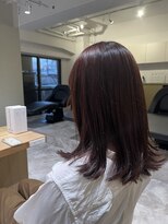 ソイクフ 四条大宮店(SOY-KUFU)&nbsp;大人可愛い◎20代30代40代シアーカラーウォームブラウンセミディ