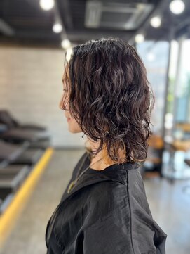 ソイクフ 高田馬場店(SOY-KUFU) 20代30代40代◎大人可愛いダークアッシュ魅力倍増カールセミディ