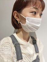 ヌークバイラヴェスト 四日市(neuk by lovest)&nbsp;ヌーク　ボブ×オレンジブラウン