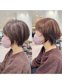 絶壁解消ショート×ひし形小顔×30代40代50代×ショートボブN
